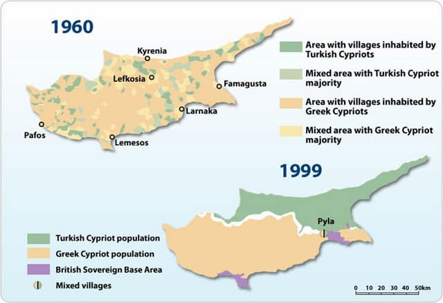 turkishpopulation1960 in cyrpus